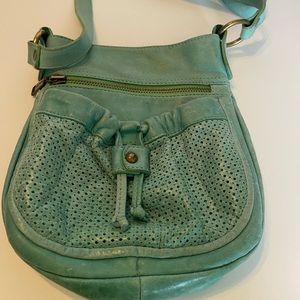 SIBYL VANE cross body  purse /hand bag turquoise  Used. Soft leather Argentina